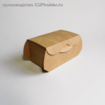 Подробнее... Крафт коробка для пирожных 150*110*85мм